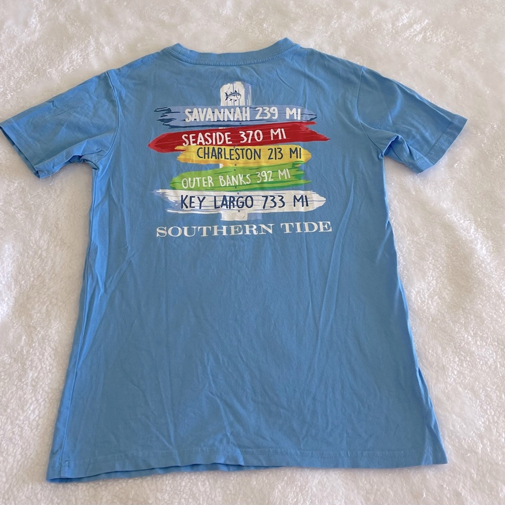 Southern Tide Beach Signs T-Shirt - Youth S (6/7)